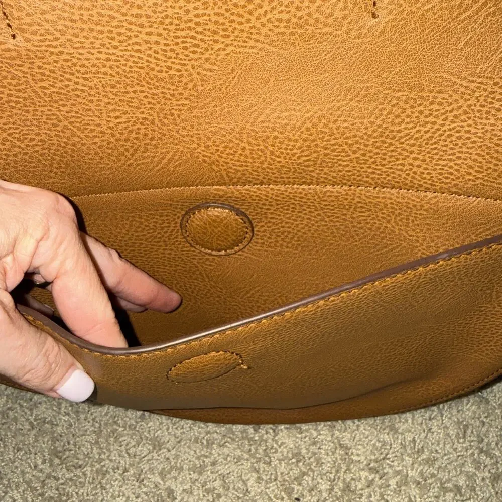Carlos Santana Womens Handbag Round Faux Leather